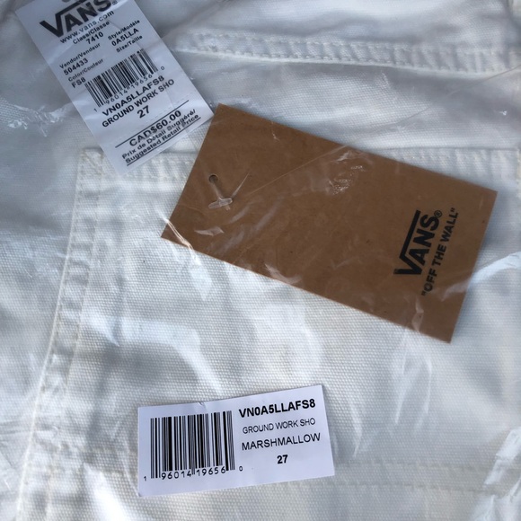 NWT Vans Ground Work Shorts - Picture 8 of 16